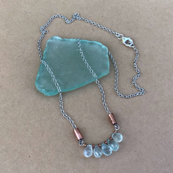 Sundance Charm Aquamarine Necklace - Picture 7 of 10